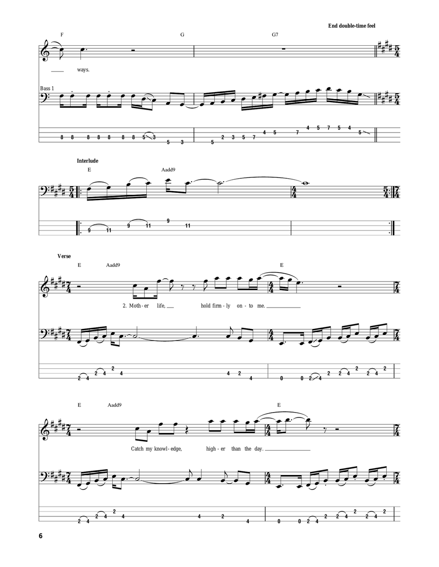 Starship Trooper Acoustic Guitar scores gallery preview page 6