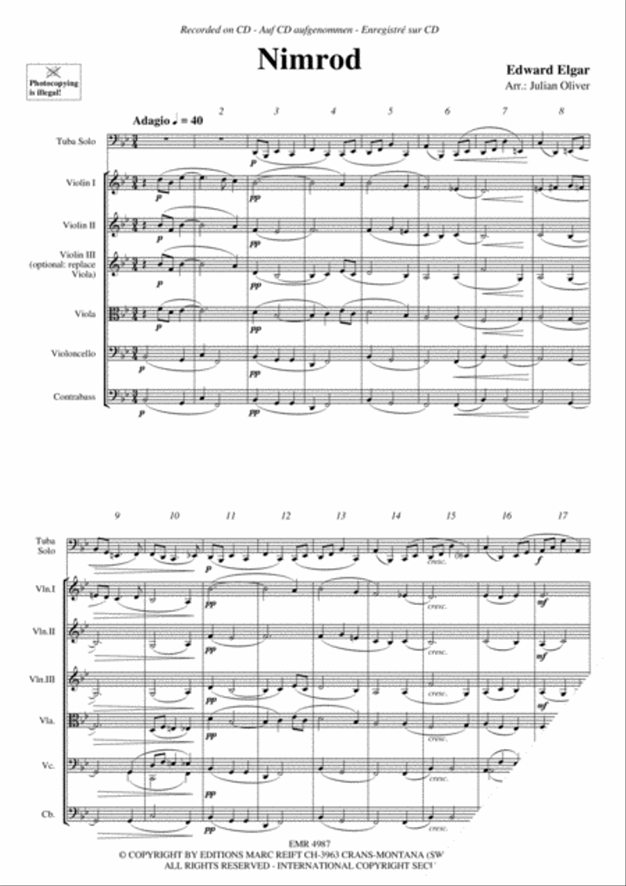 Nimrod Nimrod String Orchestra scores gallery preview page 3