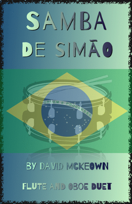 Book cover for Samba de Simão, for Flute and Oboe Duet