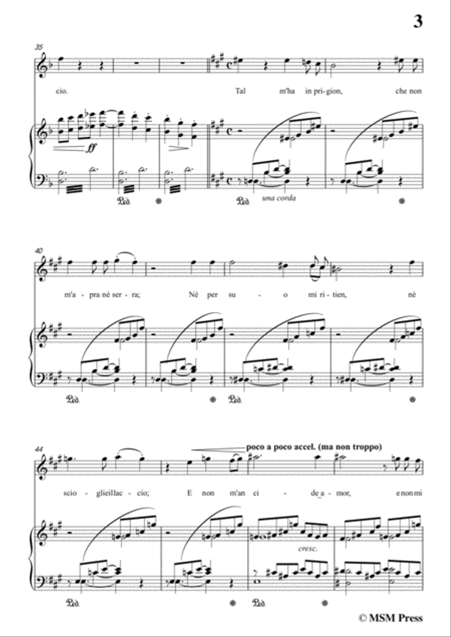 Liszt-Pace non trovo in b flat minor,for Voice and Piano Voice Solo scores gallery preview page 5