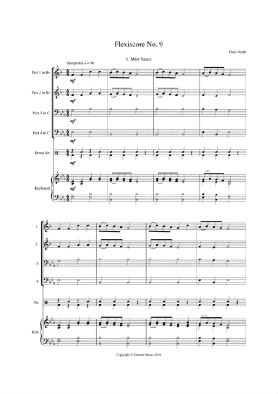 Flexiscore No. 9 (Junior Band) Score scores gallery preview page 3