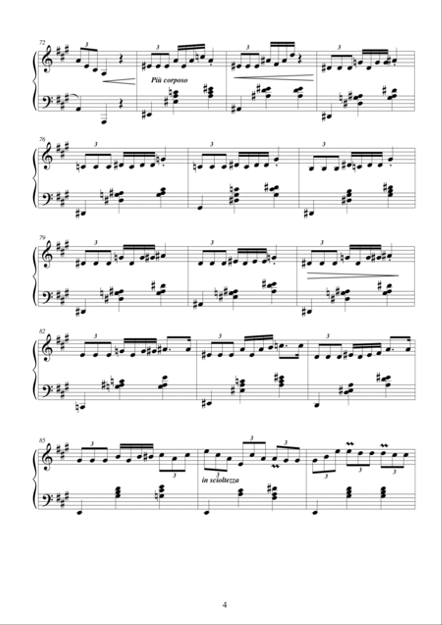 2 Waltzes for piano - CS058 4-Part scores gallery preview page 4