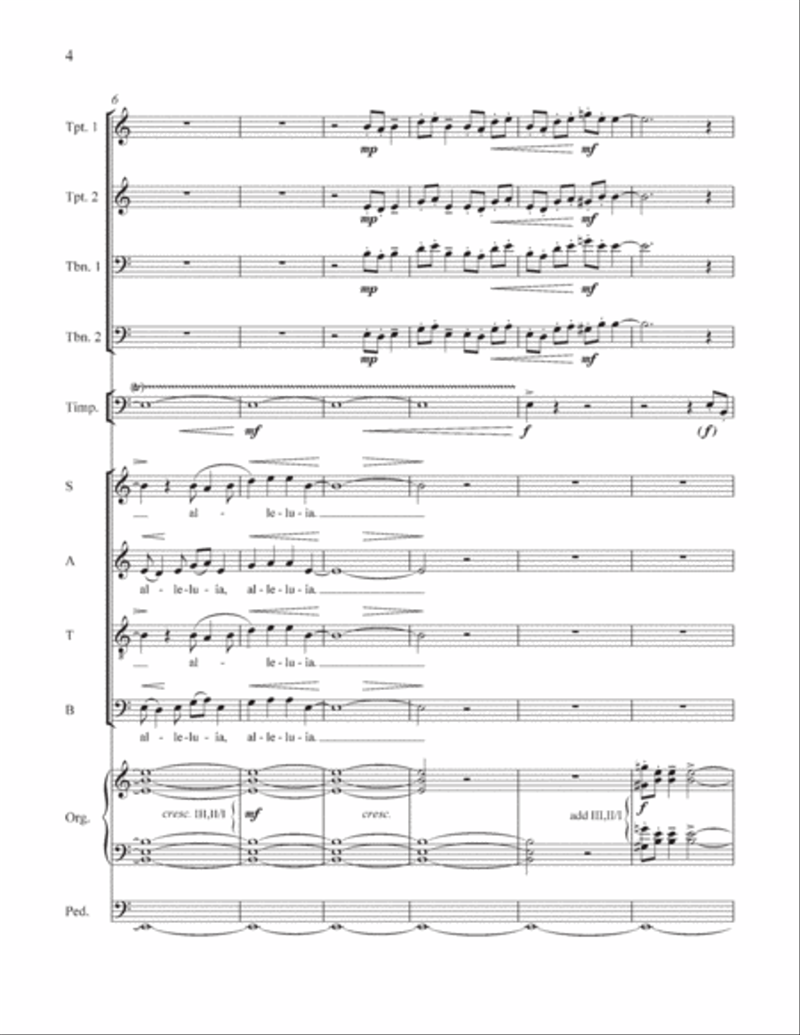 An Easter Introit Choir scores gallery preview page 3