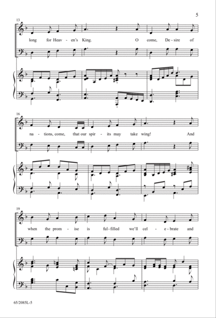 Sing Joy to All the World! 3-Part scores gallery preview page 4