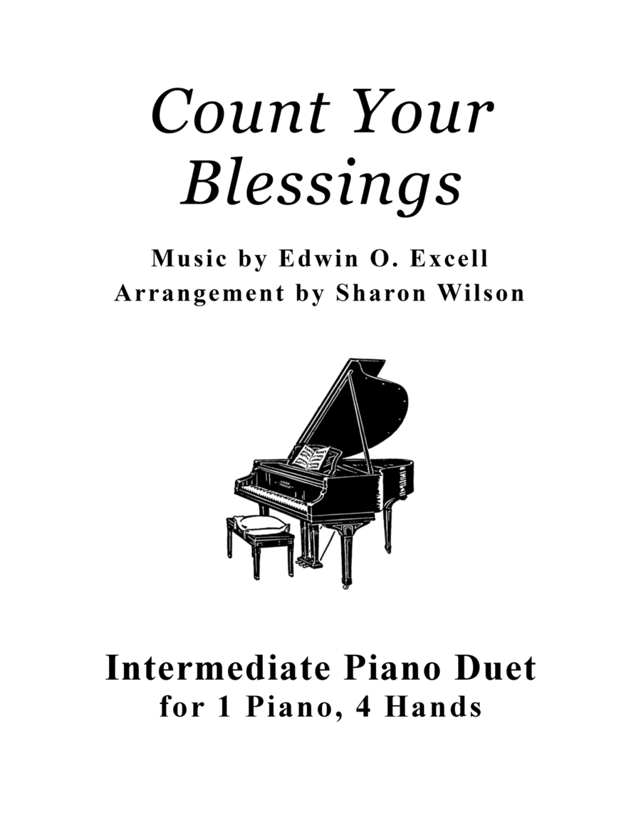 Count Your Blessings (1 Piano, 4 Hands) image number null