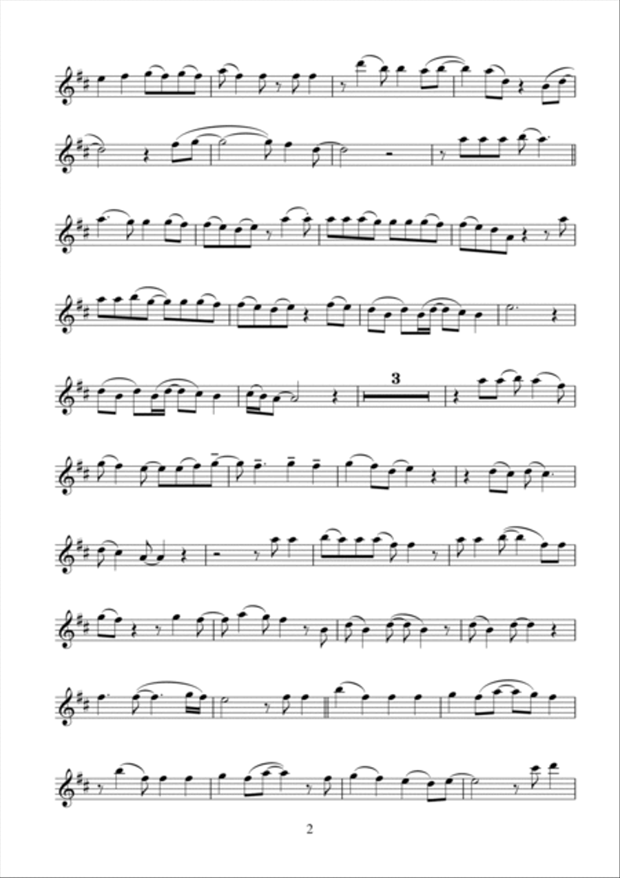 American Pie Clarinet Solo scores gallery preview page 2