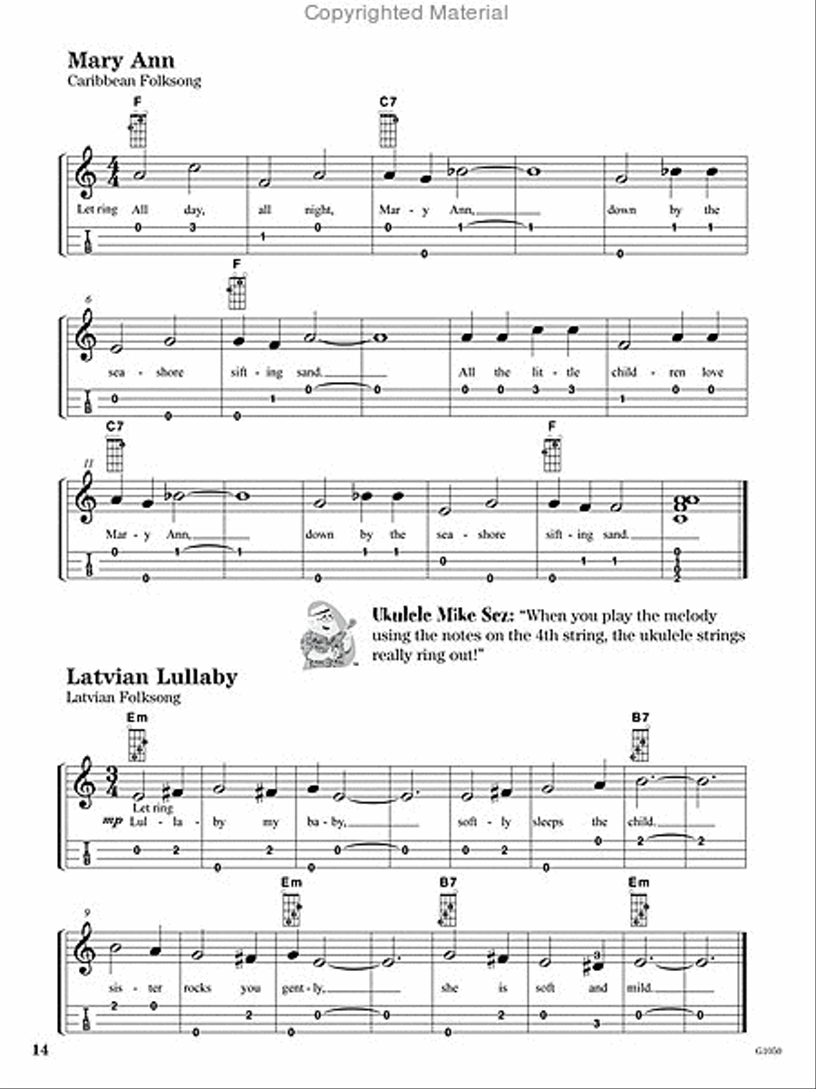 Everybody's Ukulele Companion Book 1 Ukulele scores gallery preview page 2