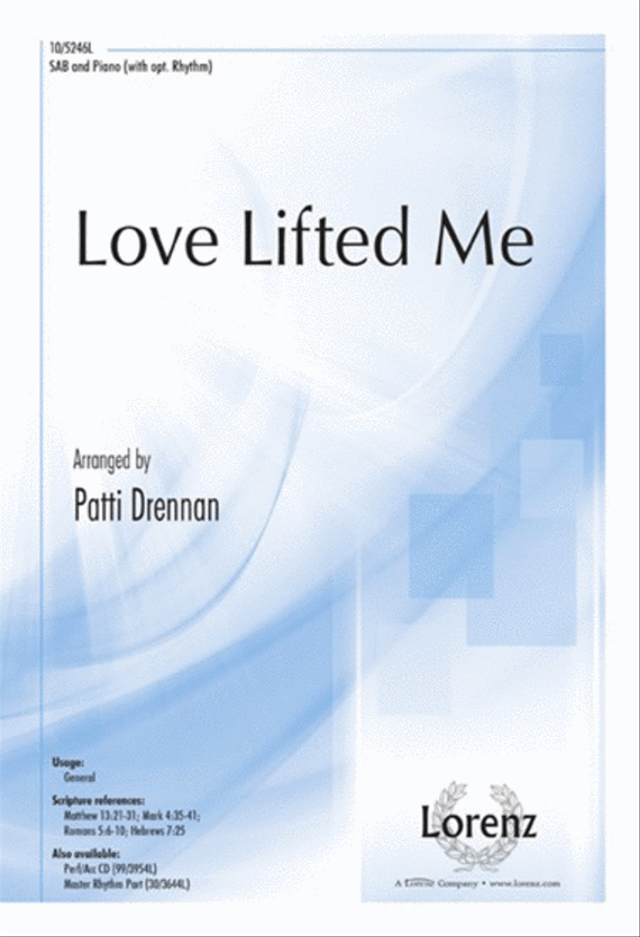 Love Lifted Me 3-Part scores gallery preview page 1