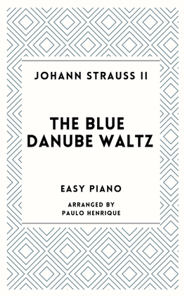 Book cover for The Blue Danube Waltz - Easy Piano