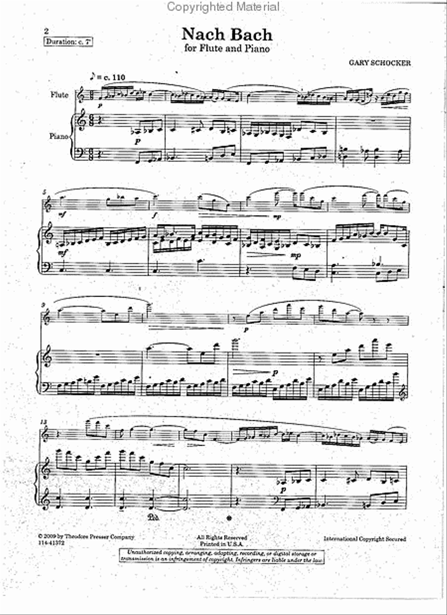 Nach Bach Chamber Music scores gallery preview page 2