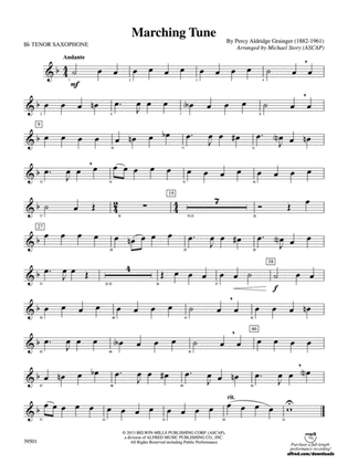 Marching Tune: B-flat Tenor Saxophone