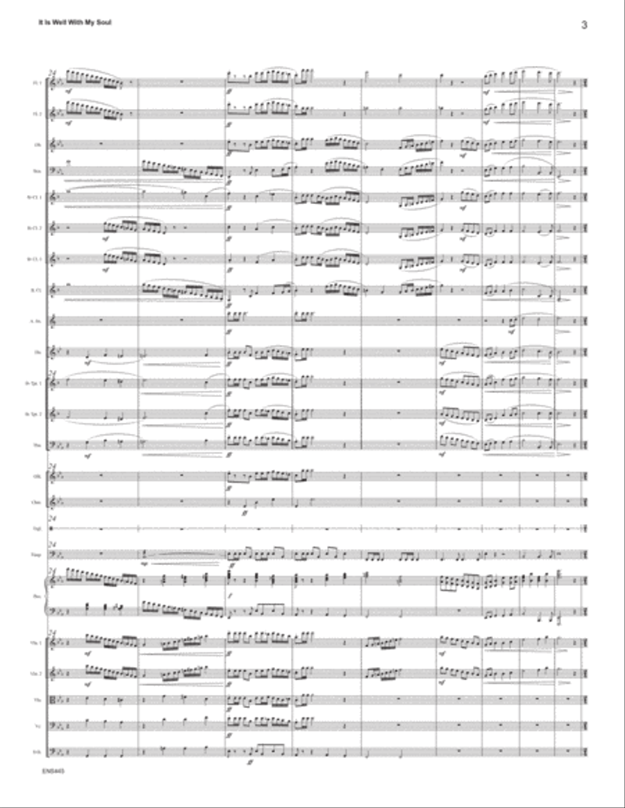 IT IS WELL WITH MY SOUL - Orchestra Full Orchestra scores gallery preview page 3