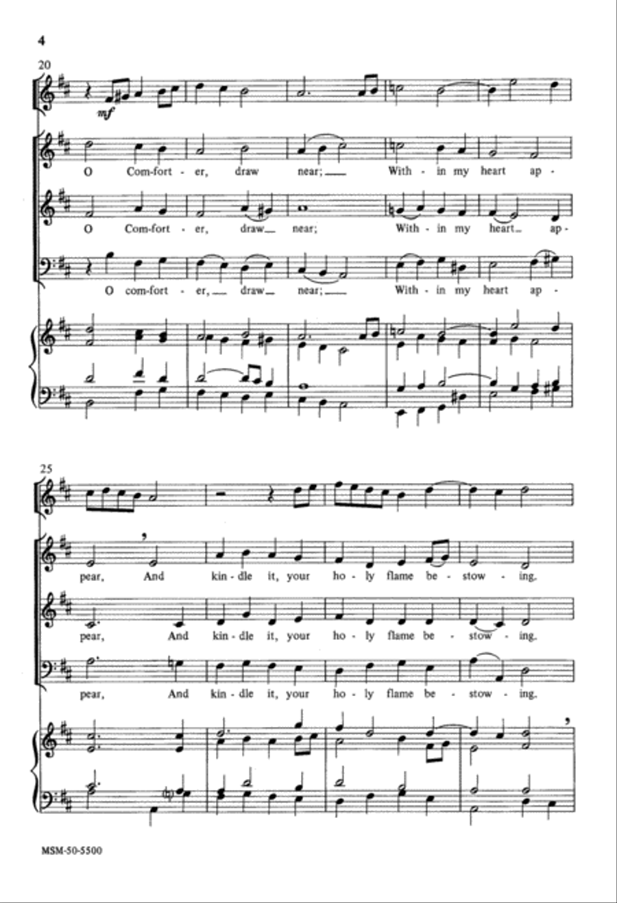 Come Down, O Love Divine Come Down, O Love Divine 3-Part scores gallery preview page 4