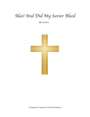 Book cover for Alas! And Did My Savior Bleed