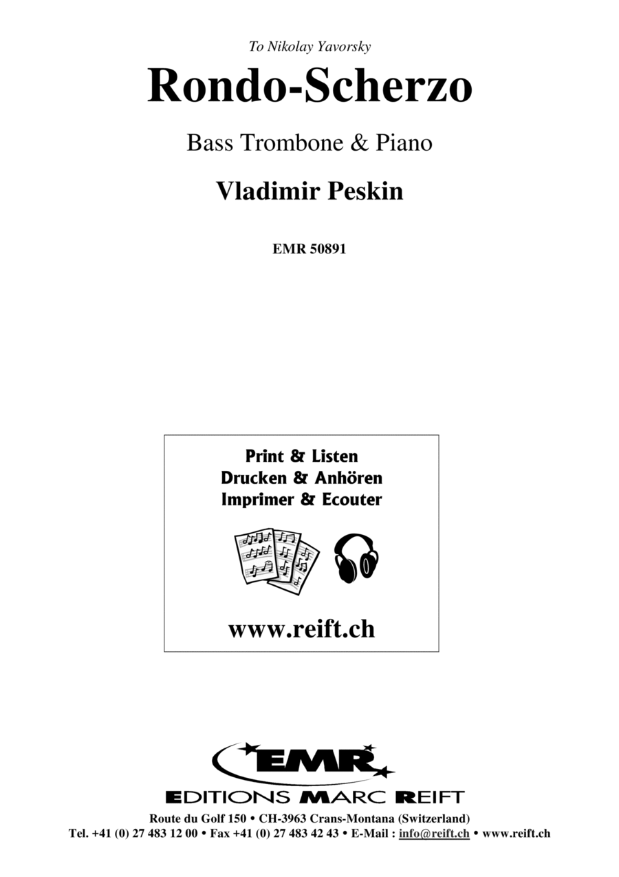 Rondo-Scherzo Trombone scores gallery preview page 1