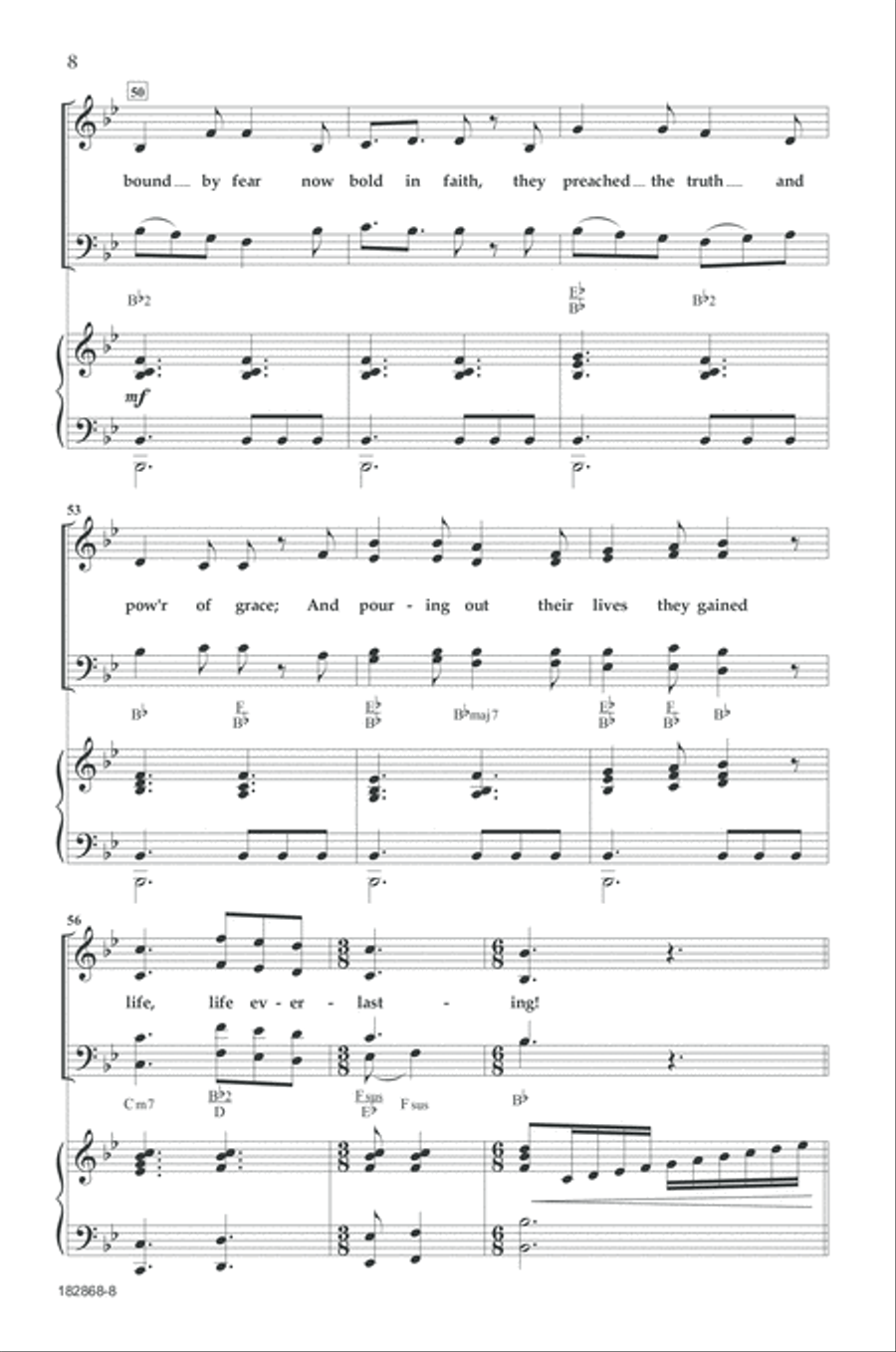Christ Is Risen (He Is Risen Indeed) 4-Part scores gallery preview page 7
