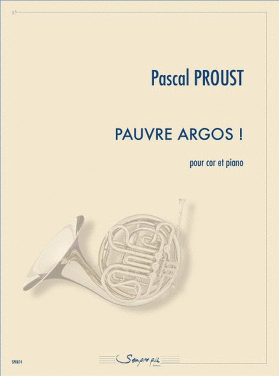 Pauvre Argos ! Horn scores gallery preview page 1