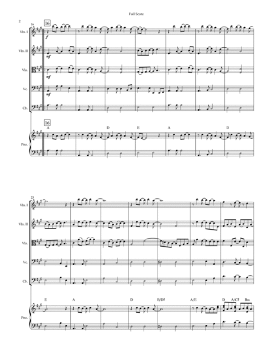 Here Comes The Sun Small Ensemble scores gallery preview page 2