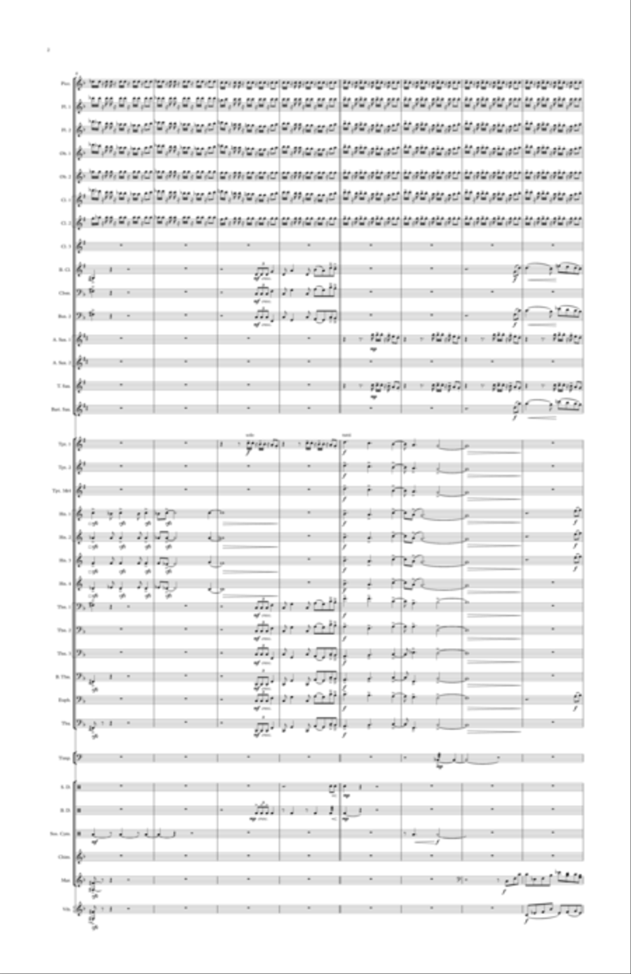 Into Ignited Awakening Into Ignited Awakening Concert Band scores gallery preview page 2