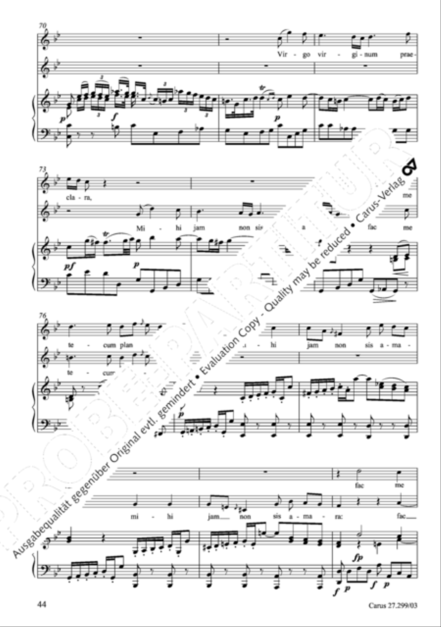 Stabat mater Stabat mater Women's Choir scores gallery preview page 45