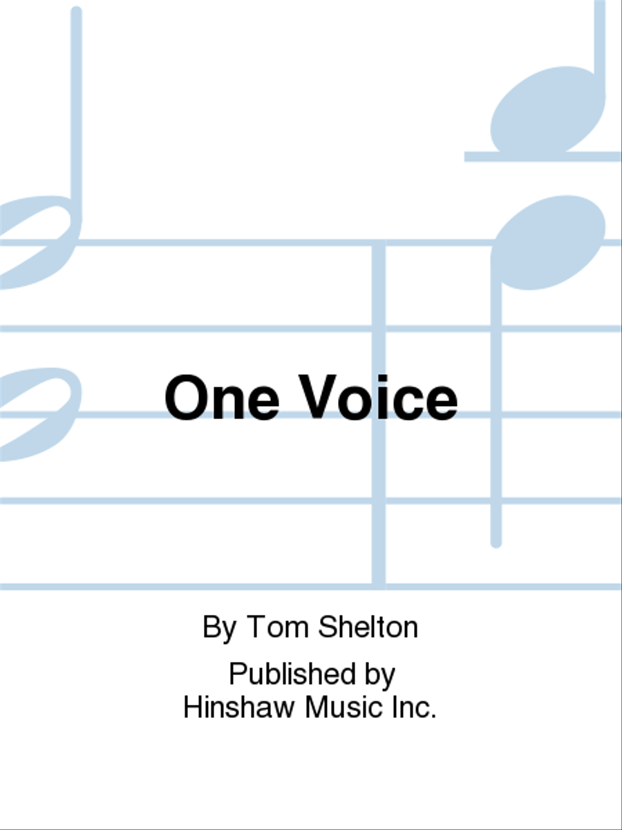 One Voice SSA scores gallery preview page 1