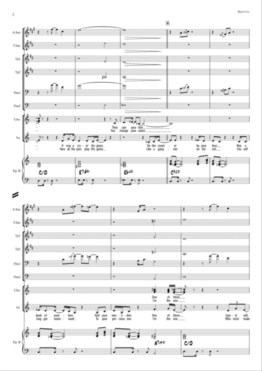 Black Cow Jazz Ensemble scores gallery preview page 2
