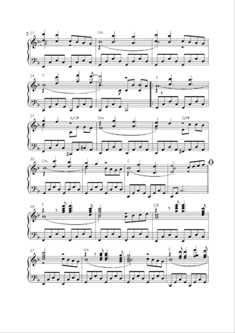 The Winner Takes It All from MAMMA MIA! Piano Solo scores gallery preview page 3