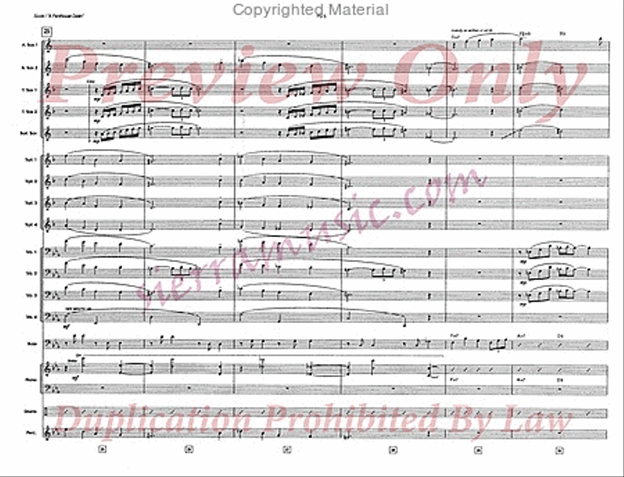 A Penthouse Dawn A Penthouse Dawn Big Band scores gallery preview page 6