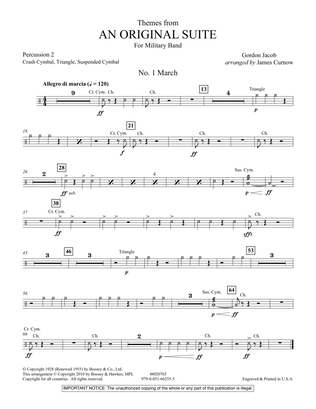 Themes from An Original Suite - Percussion 2