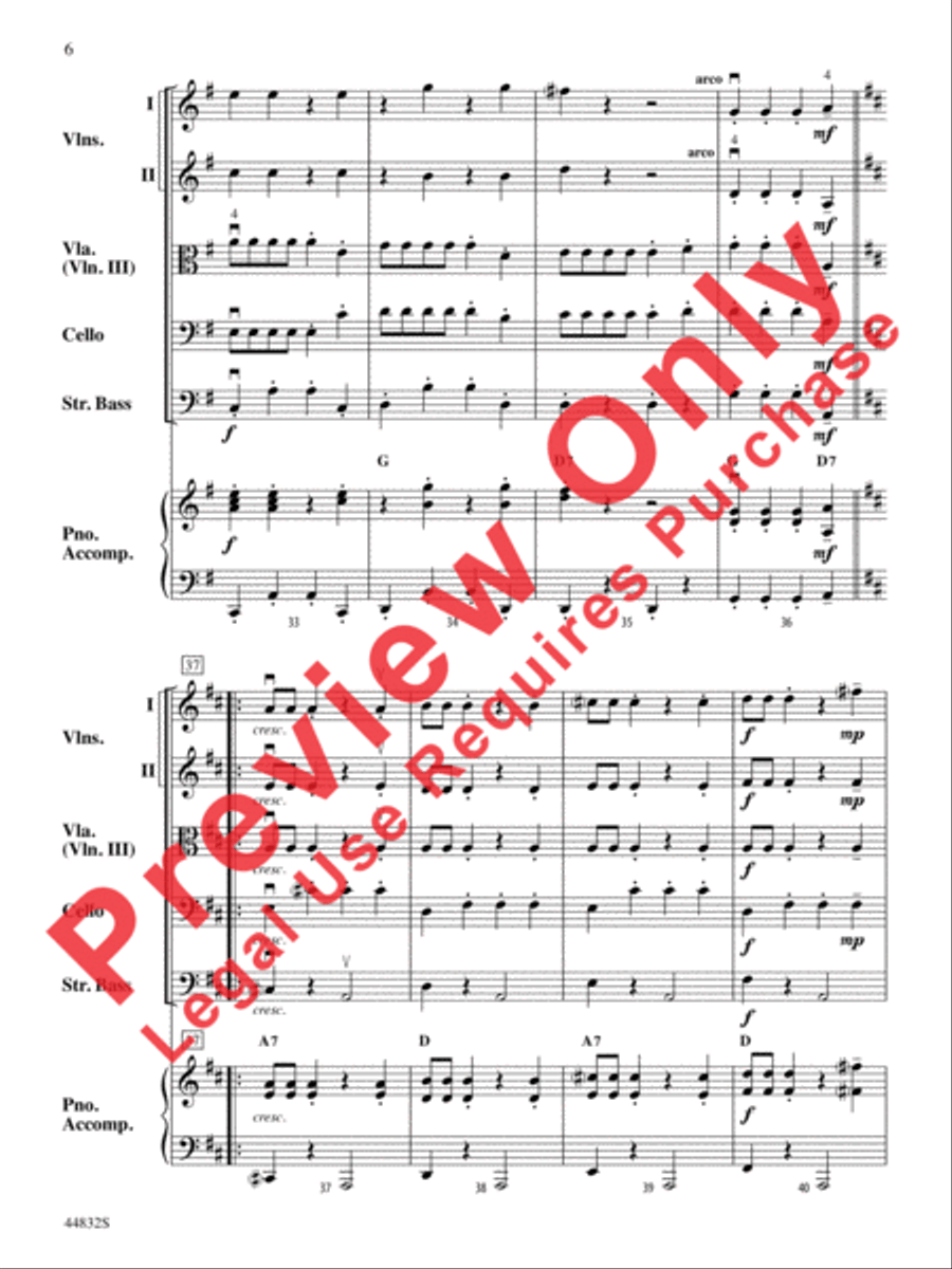 Bella Bocca Polka String Orchestra scores gallery preview page 19