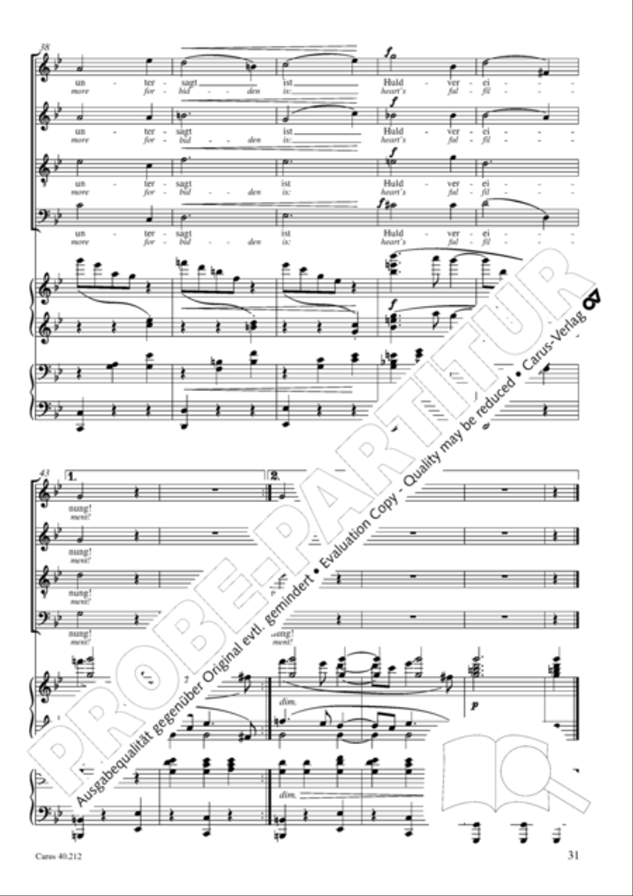 Neue Liebeslieder-Walzer, Op. 65 Choir scores gallery preview page 32