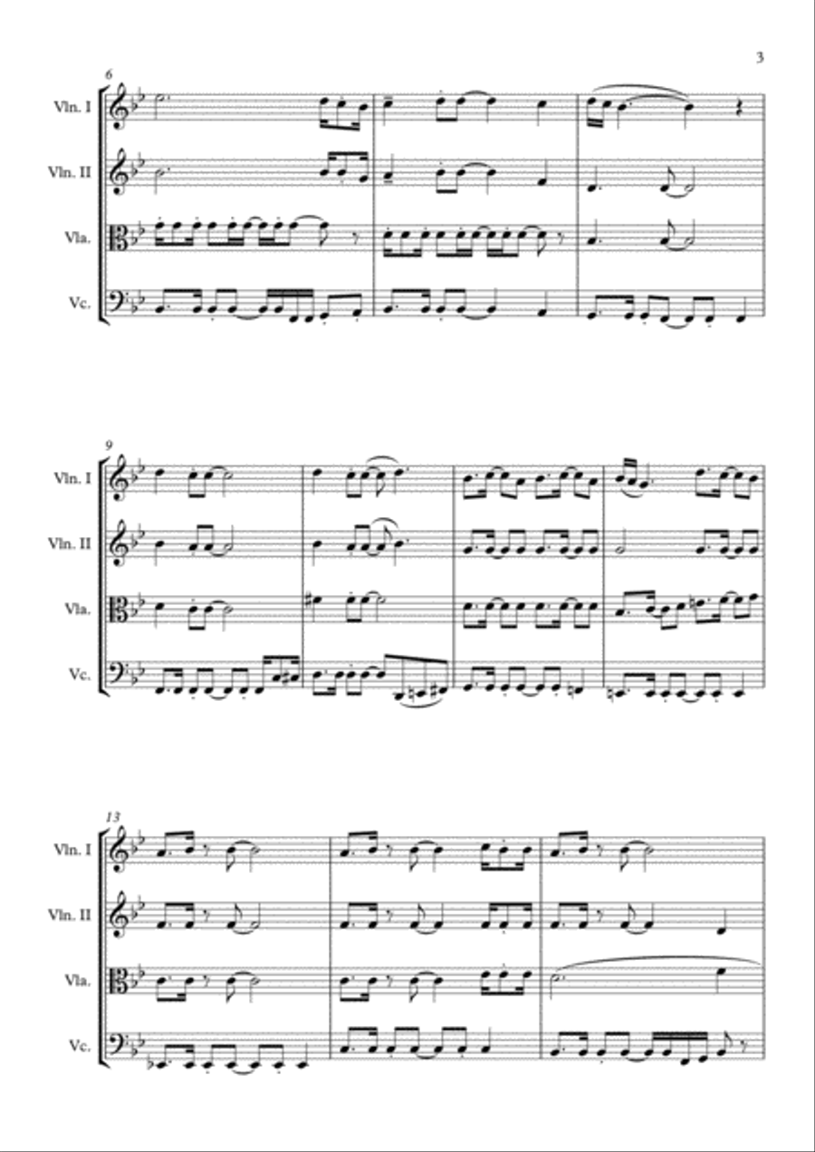 Overture/prologue Overture/prologue String Quartet scores gallery preview page 4