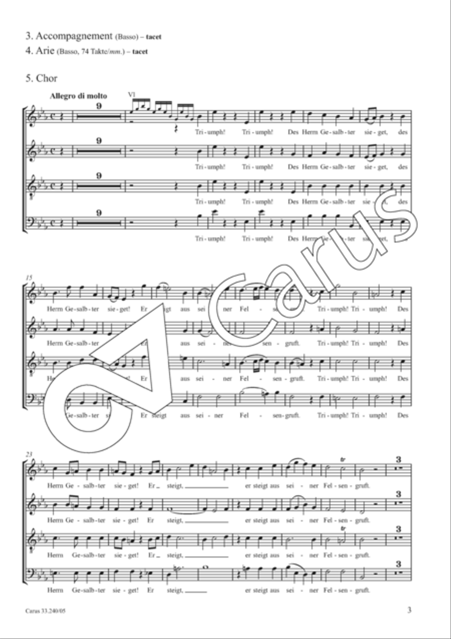 The Resurrection and Ascension of Jesus 4-Part scores gallery preview page 4