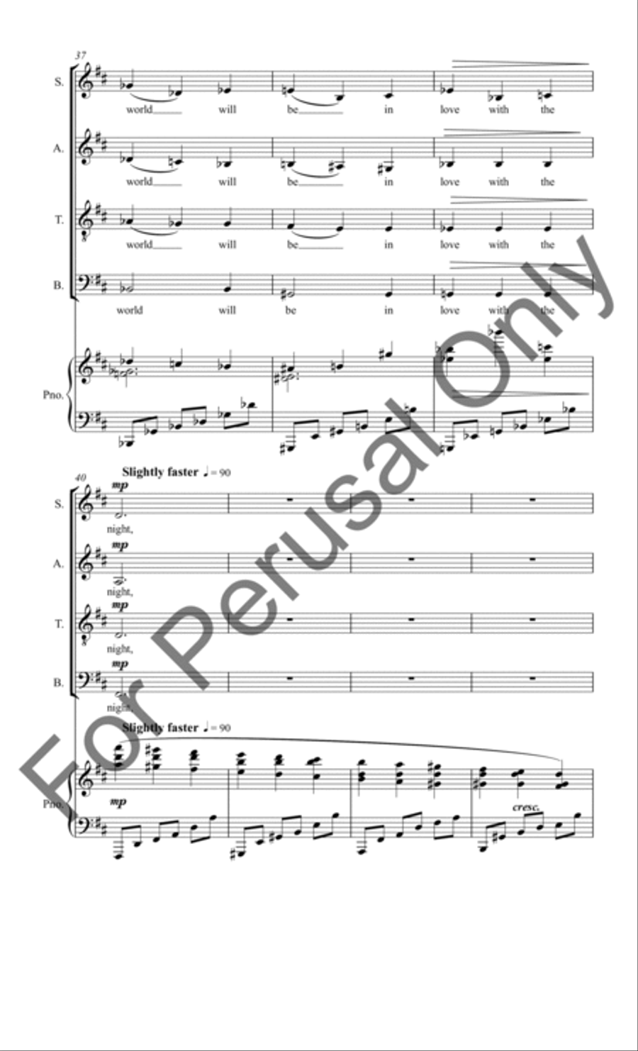 Eulogy 4-Part scores gallery preview page 6