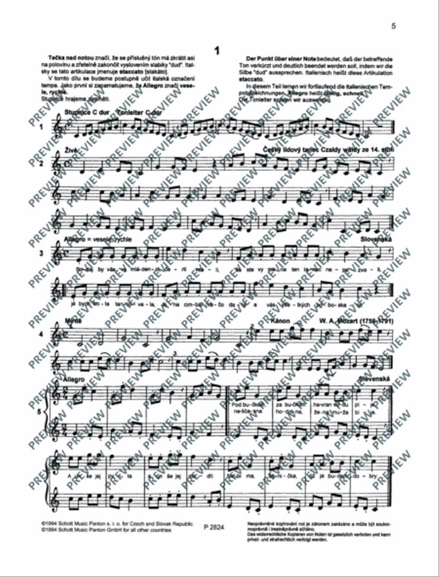 School for Descant Recorder Soprano Recorder scores gallery preview page 6