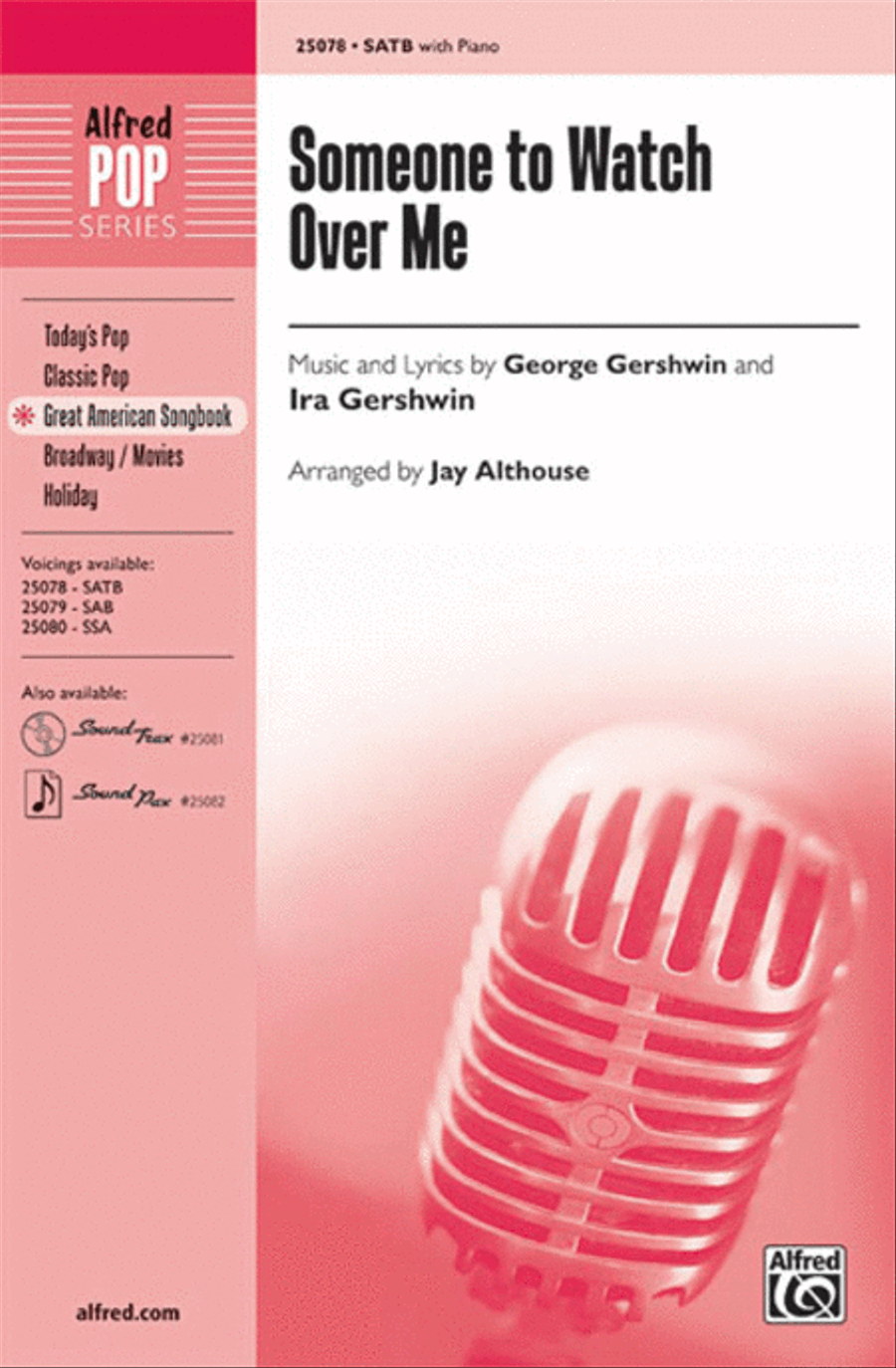 Someone to Watch Over Me 4-Part scores gallery preview page 1
