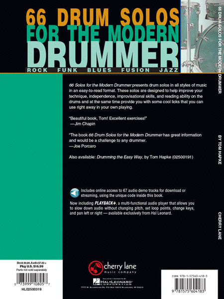 66 Drum Solos for the Modern Drummer image number null