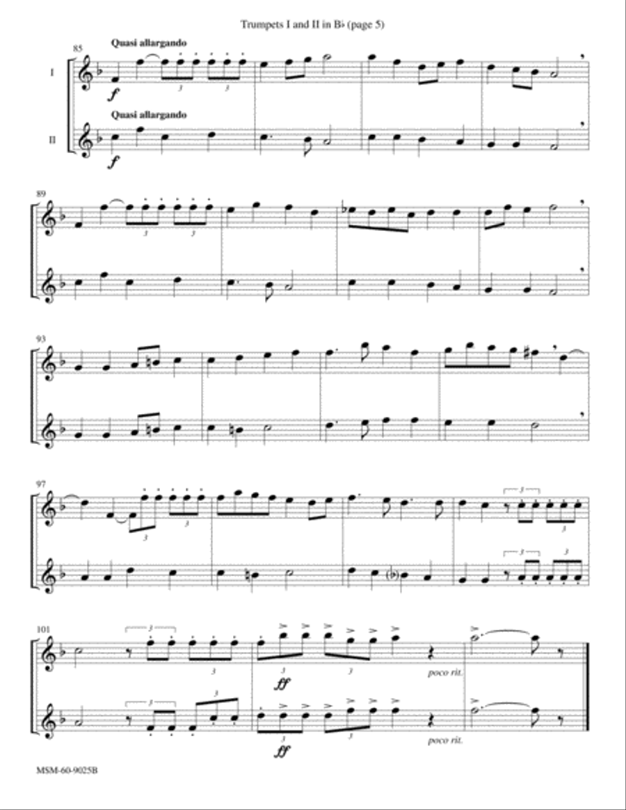 At the Lamb's High Feast We Sing Songs of Thankfulness and Praise Choir scores gallery preview page 5