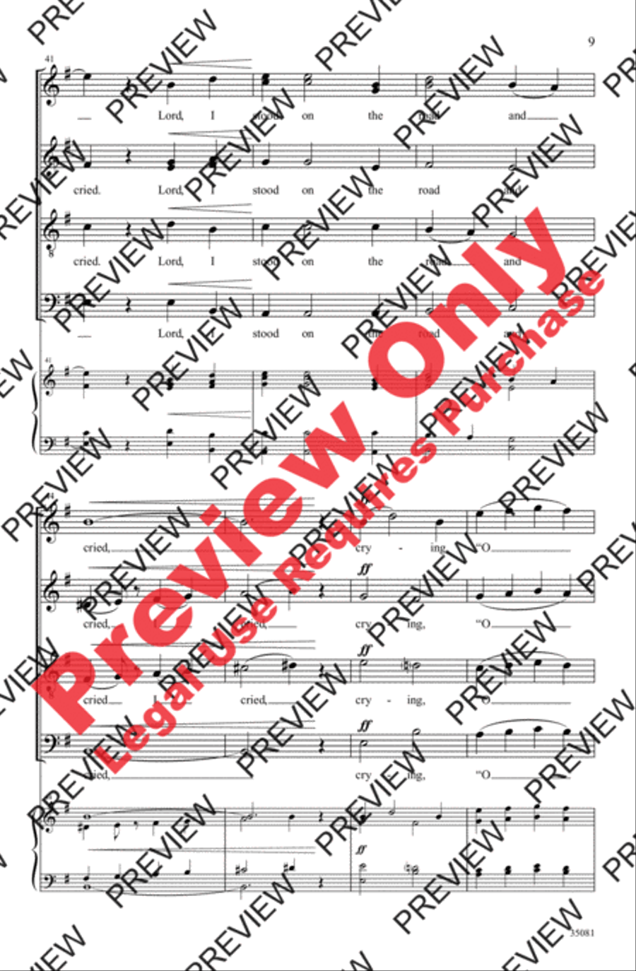 Blind Man 4-Part scores gallery preview page 8