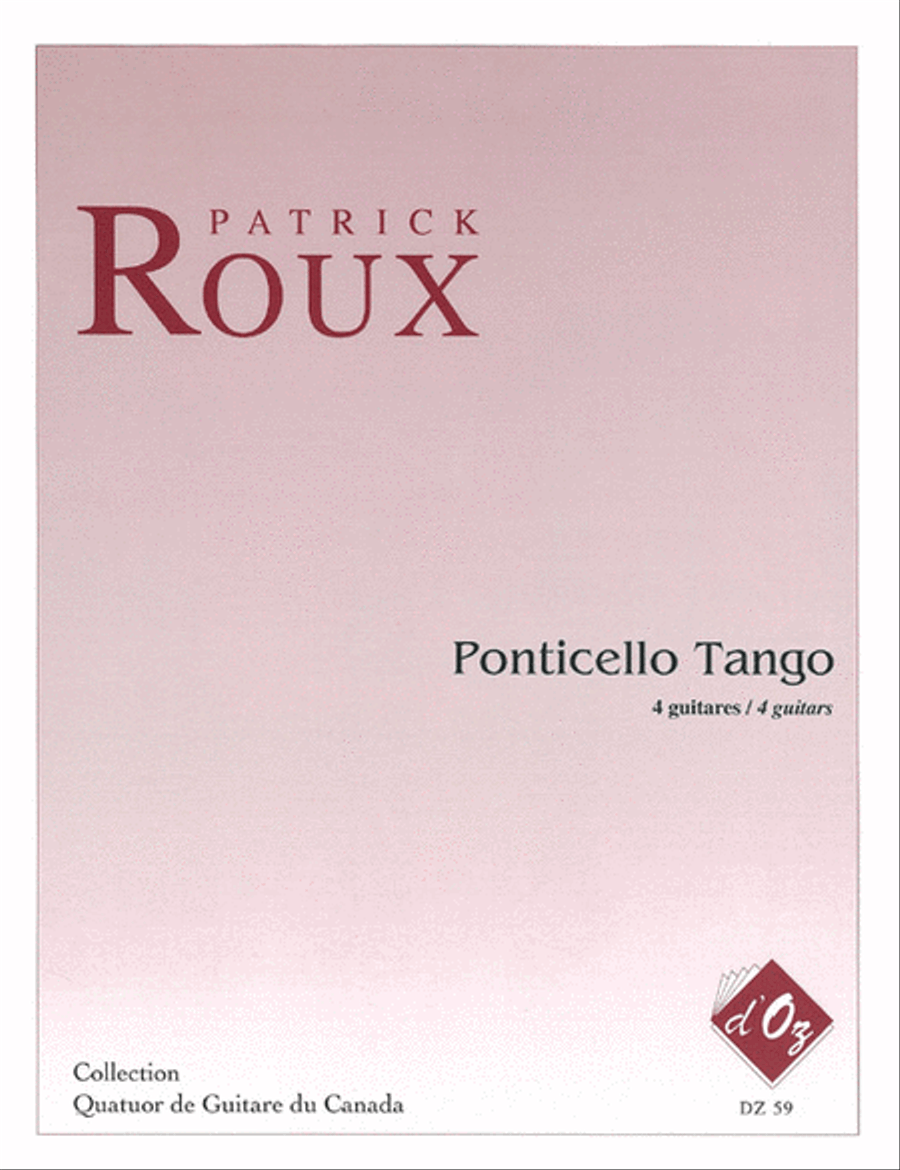 Ponticello Tango Guitar Ensemble scores gallery preview page 1