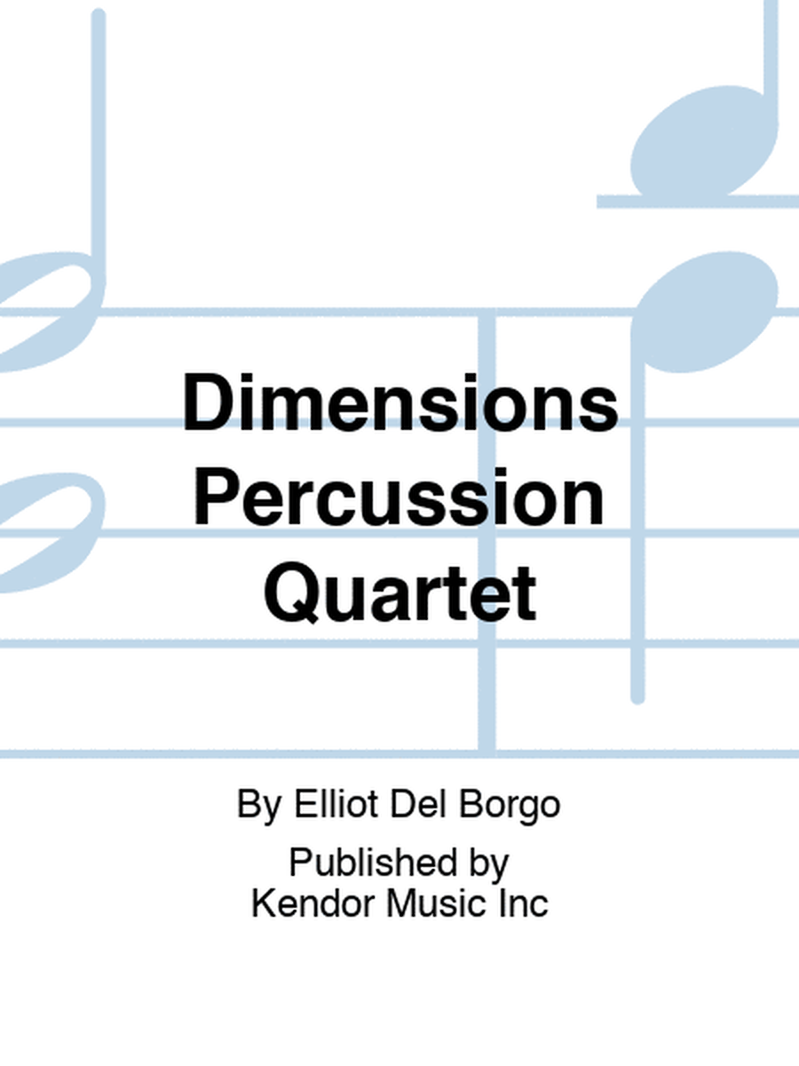 Dimensions Percussion Quartet