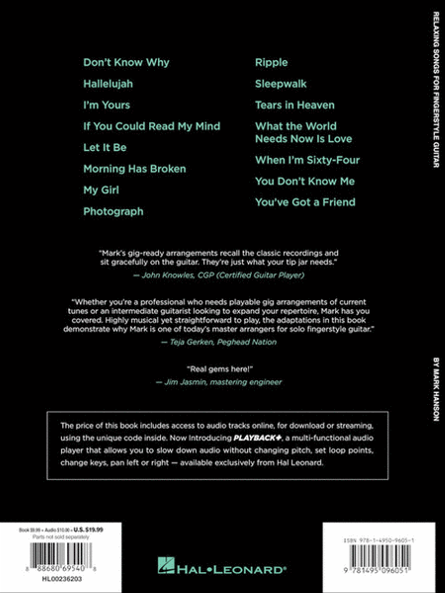 Relaxing Songs for Fingerstyle Guitar Electric Guitar scores gallery preview page 6