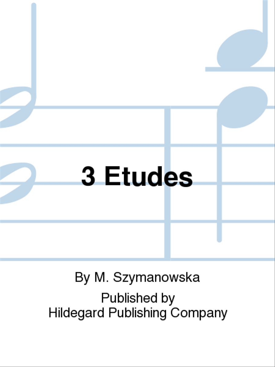 3 Etudes 3 Etudes Chamber Music scores gallery preview page 1