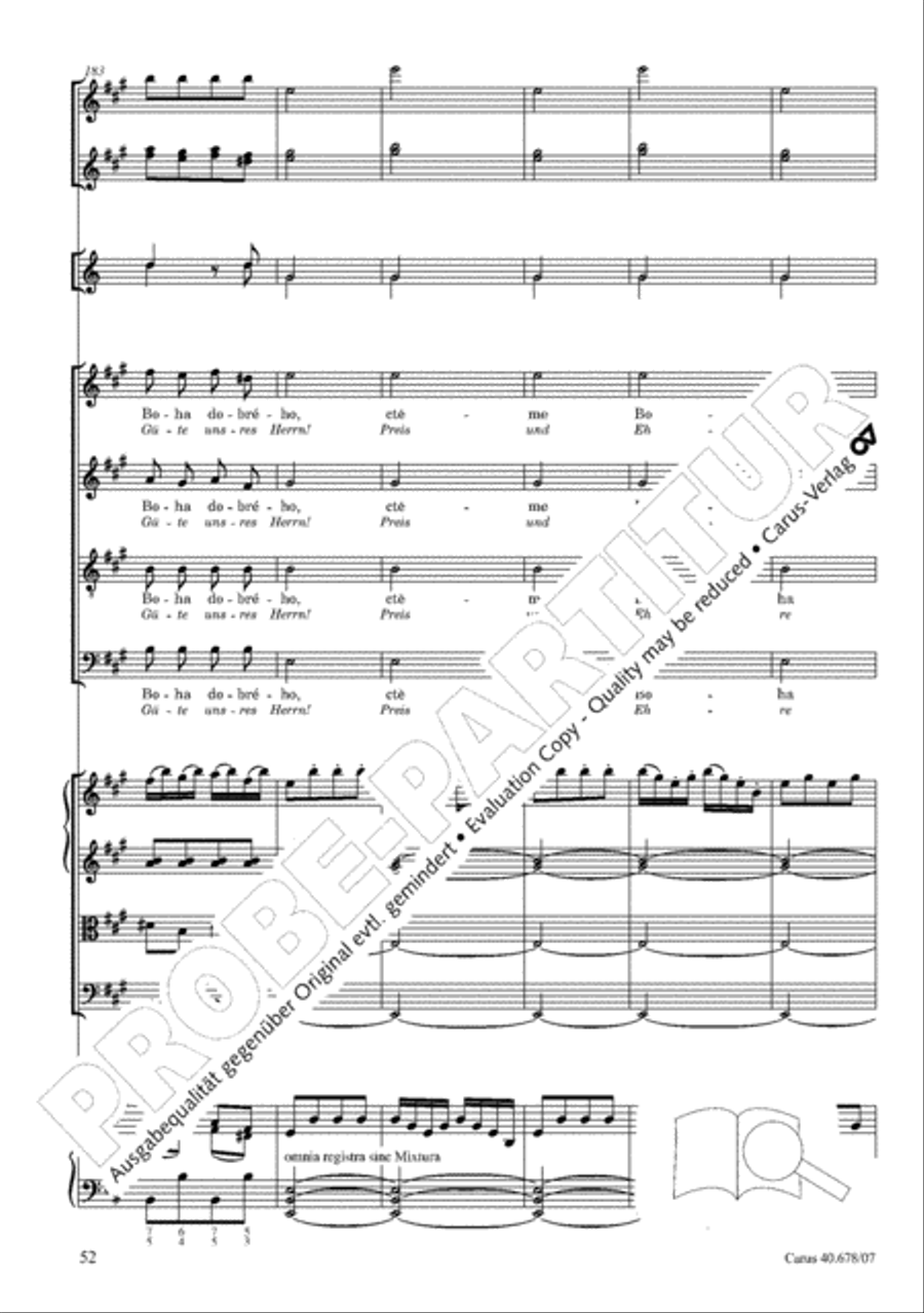 Missa pastoralis bohemica 4-Part scores gallery preview page 65