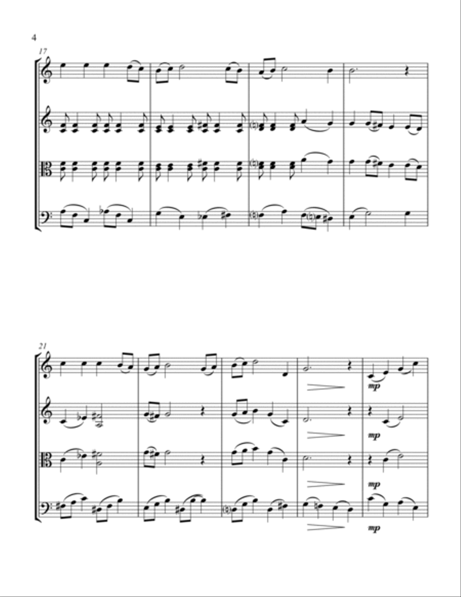 Have Yourself A Merry Little Christmas from MEET ME IN ST. LOUIS String Trio scores gallery preview page 6