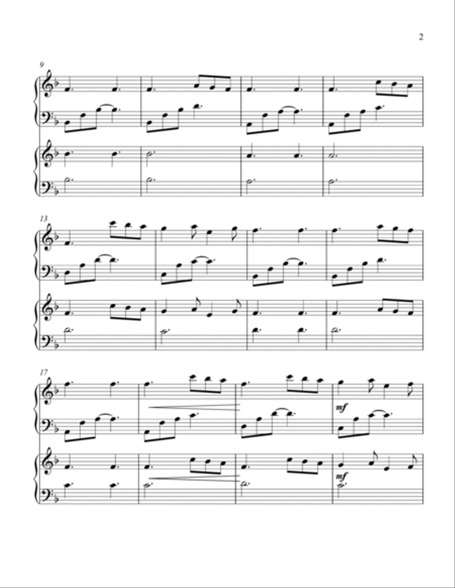 A Thousand Years Harp scores gallery preview page 3