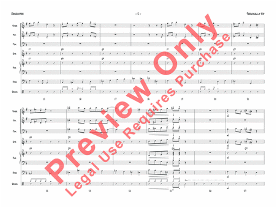 Terminally Hip Terminally Hip Jazz Ensemble scores gallery preview page 15
