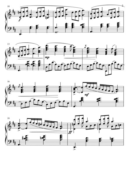Prelude in D Major Op. 27, No. 5 image number null