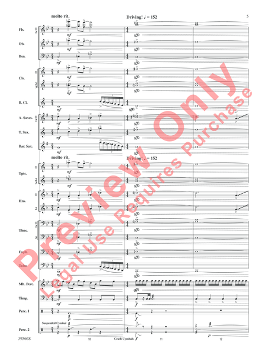 At the Movies with Danny Elfman Concert Band scores gallery preview page 6