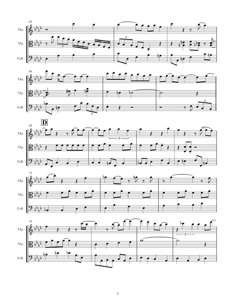 L-O-V-E String Trio scores gallery preview page 4
